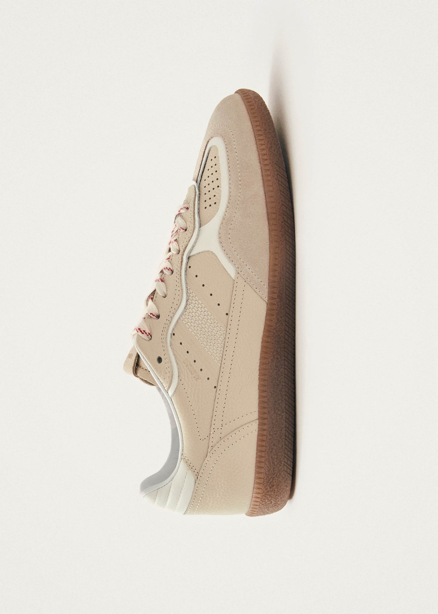 Tb.490 Rife Grain Cream Leather Sneakers
