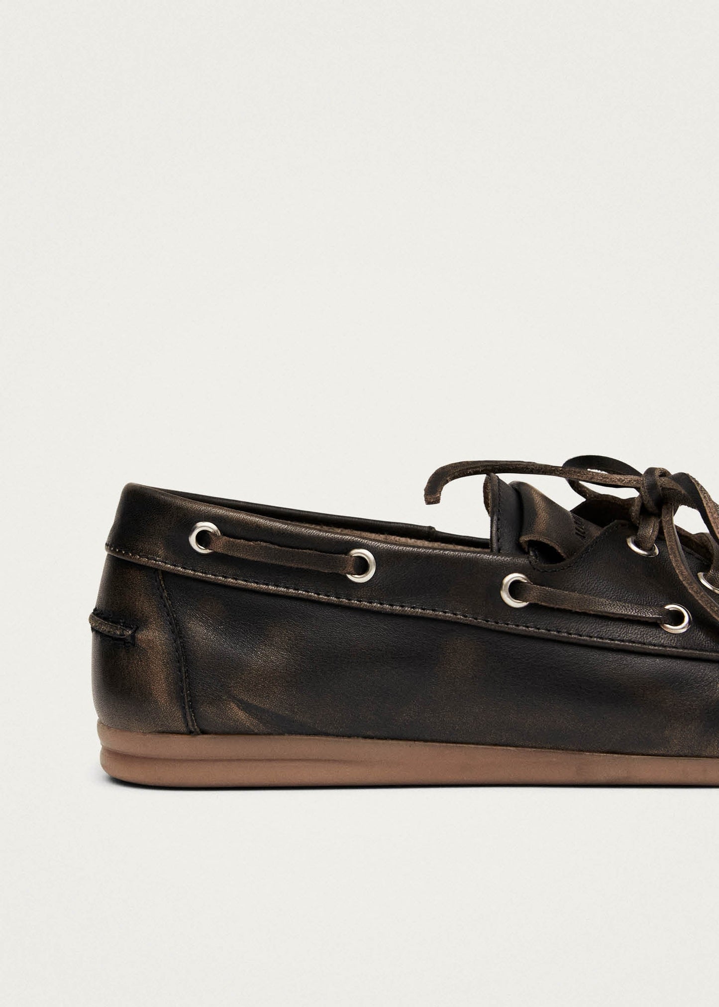 Rowan Brushed Brown Leather Loafers