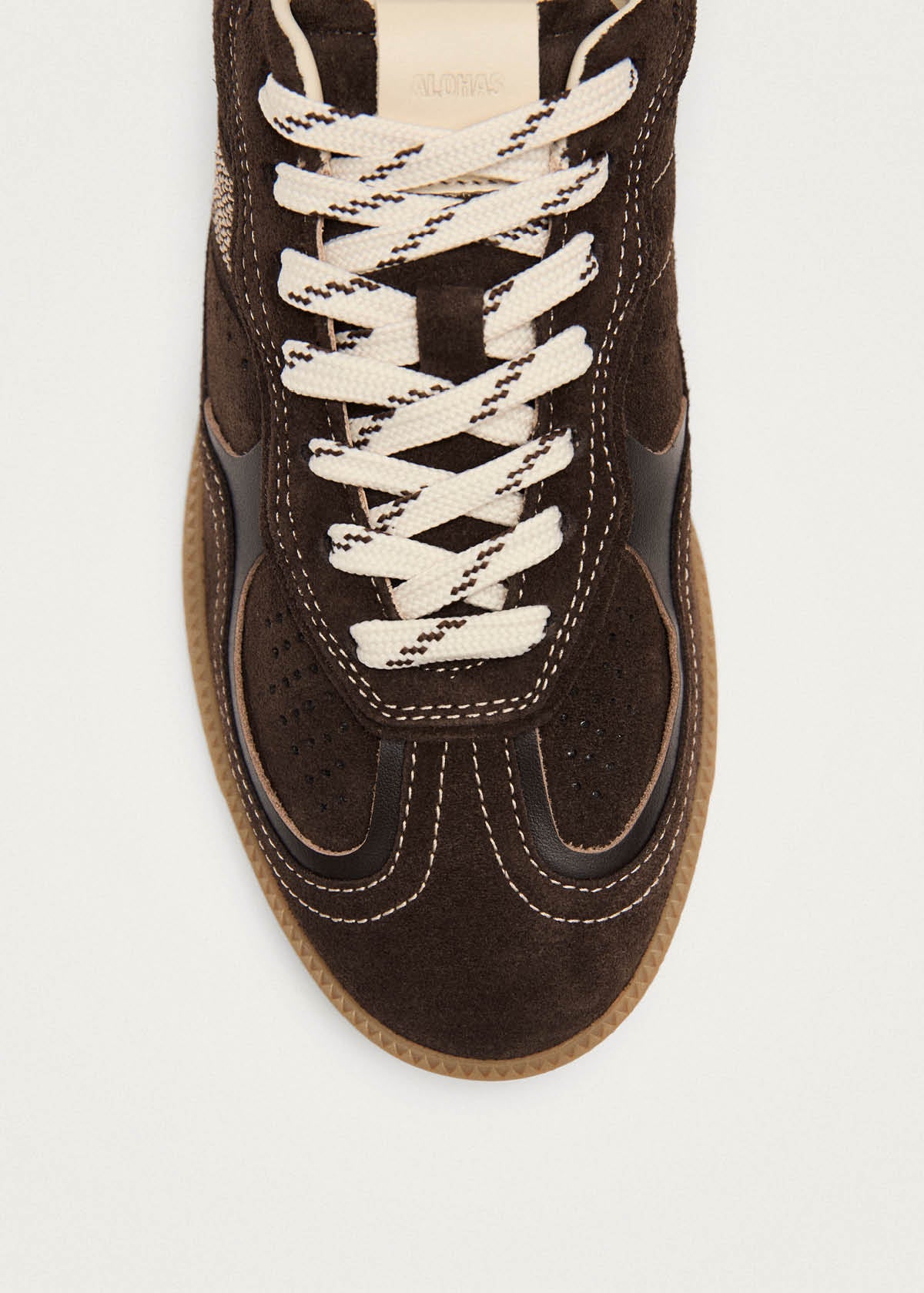 Tb.490 Rife Chocolate Cream Leather Sneakers