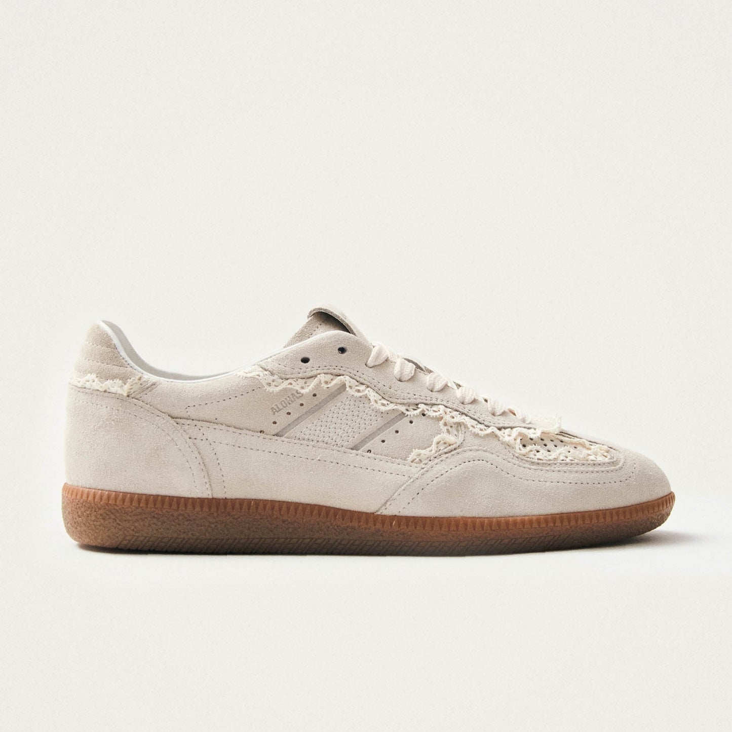 Tb.490 Crochet Cream Leather Sneakers