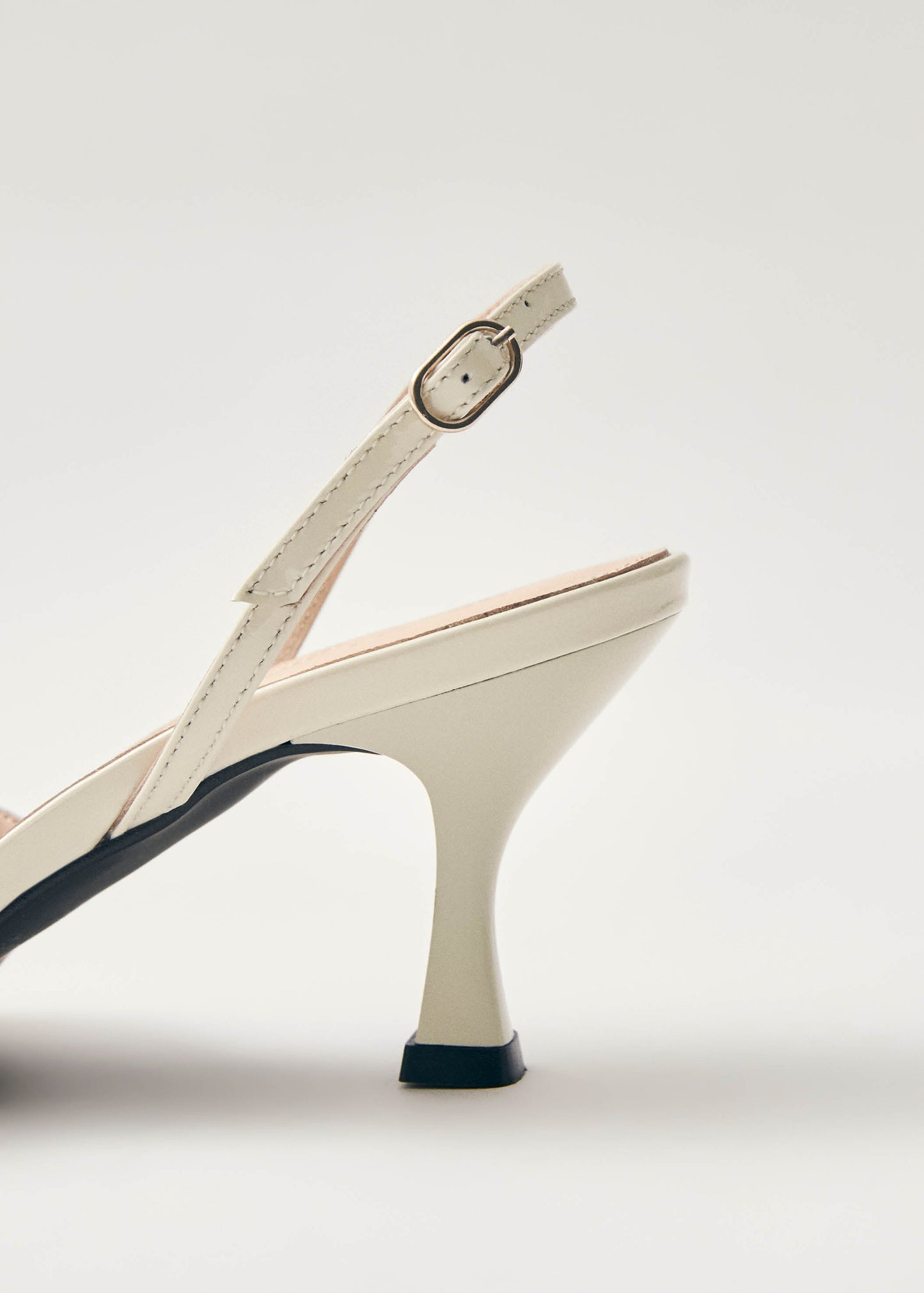 Joelle Cream Patent Leather Pumps