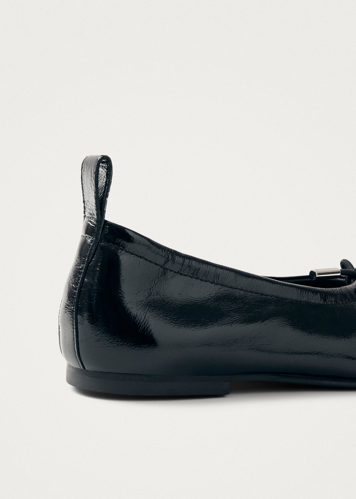 Rosalind Black Patent Leather Ballet Flats