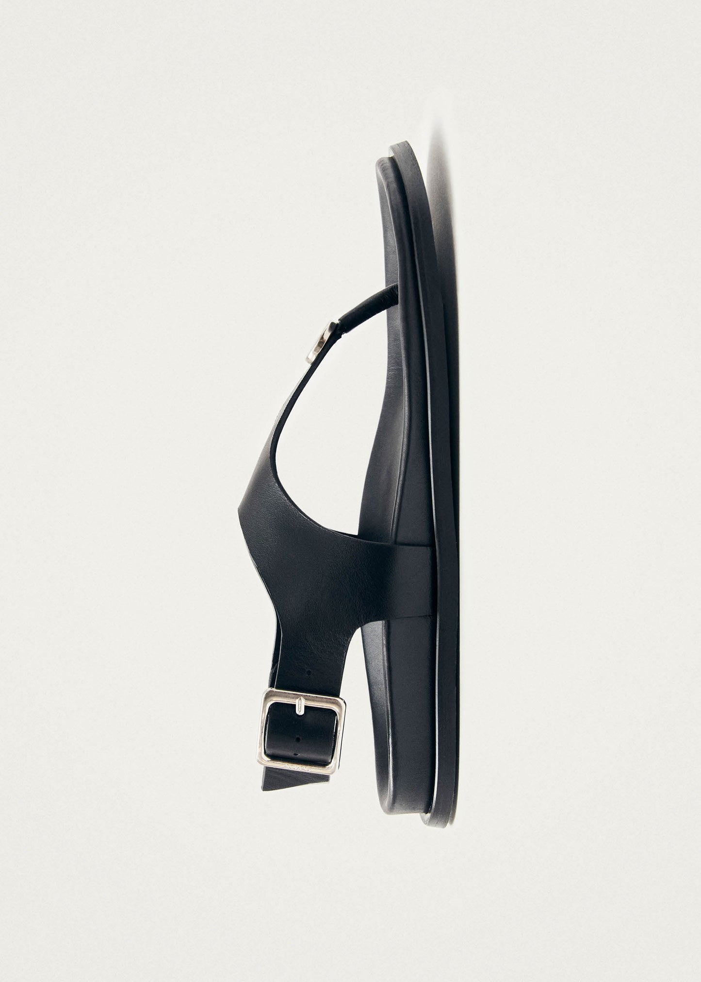 Harbor Black Leather Sandals