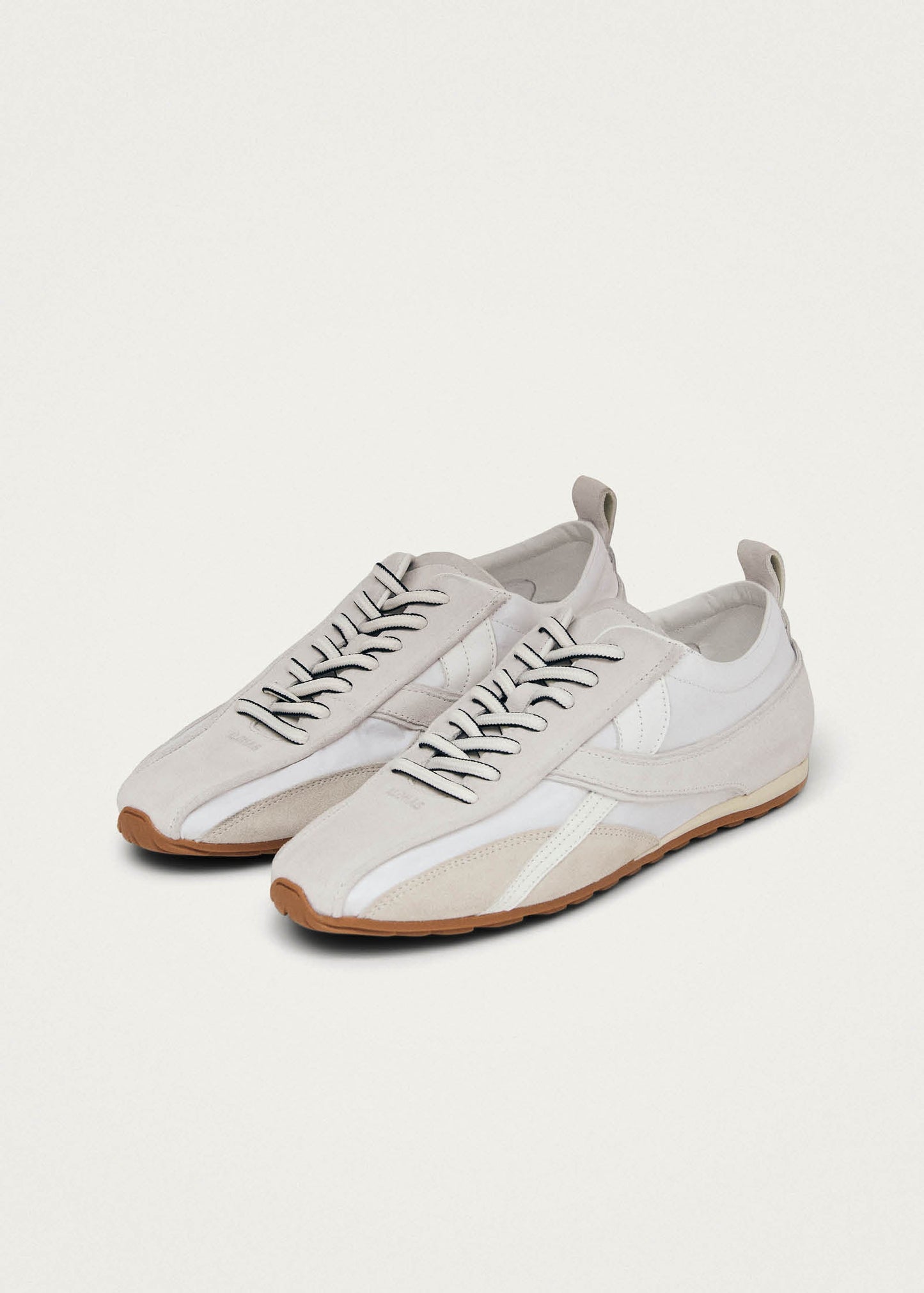 Tb.304 Nylon All White Leather Sneakers