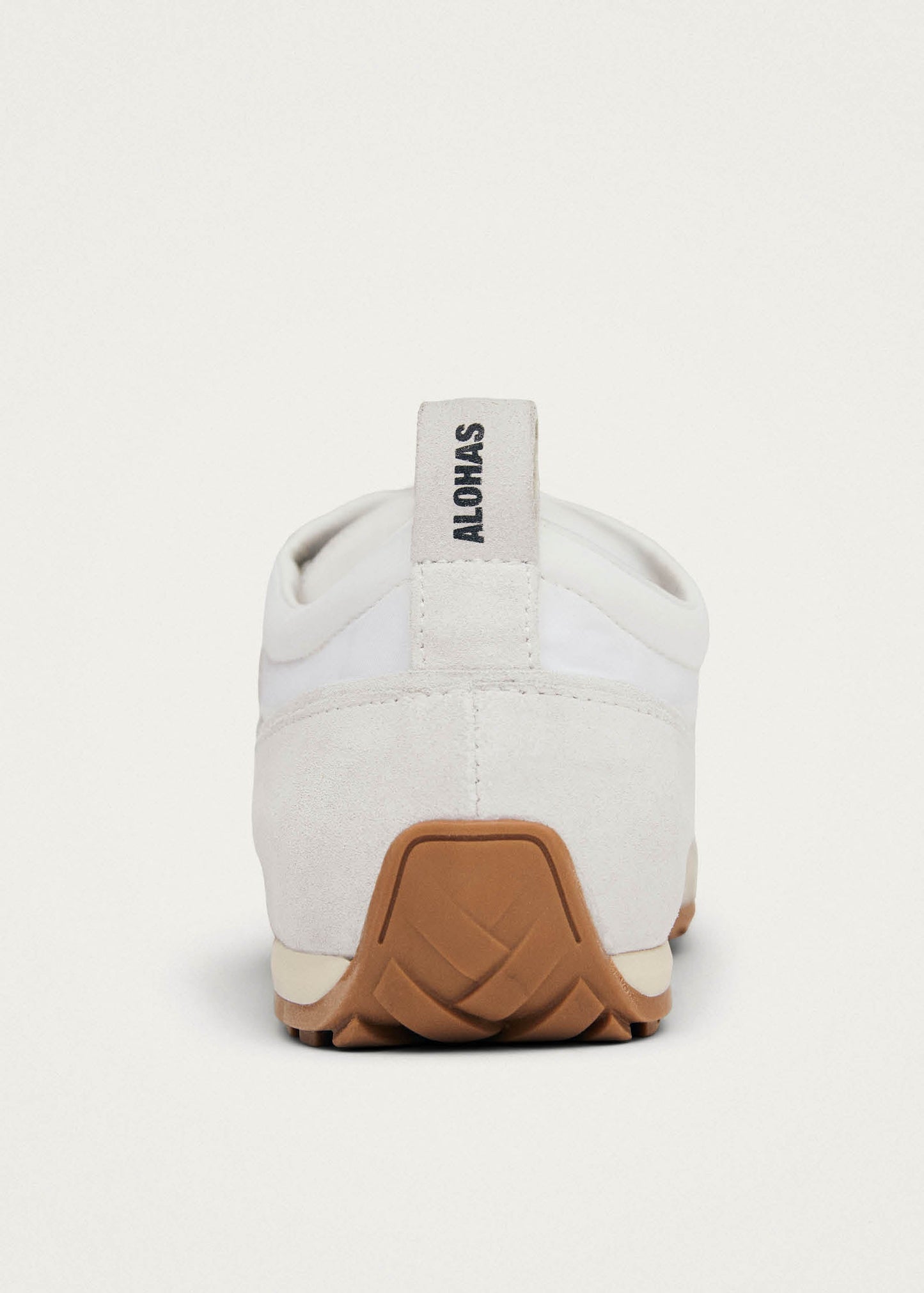 Tb.304 Nylon All White Leather Sneakers