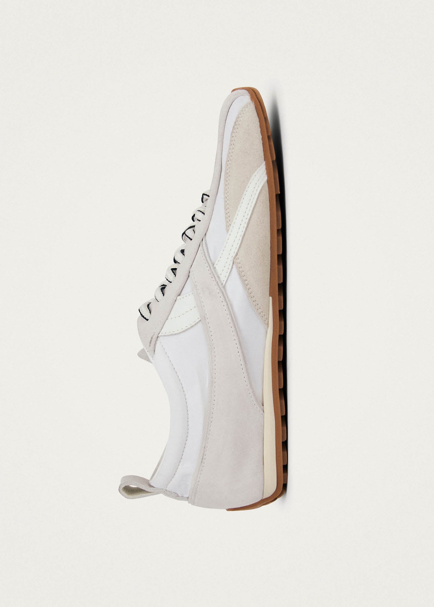 Tb.304 Nylon All White Leather Sneakers