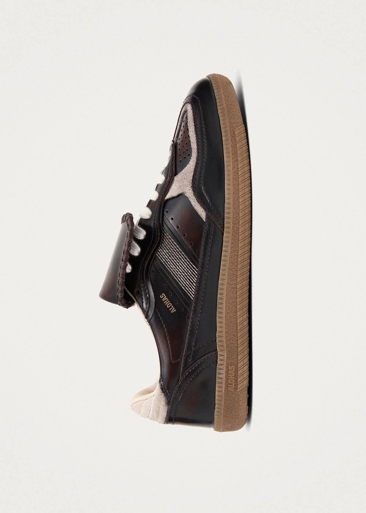 Tb.490 Club Brushed Dark Chocolate Leather Sneakers