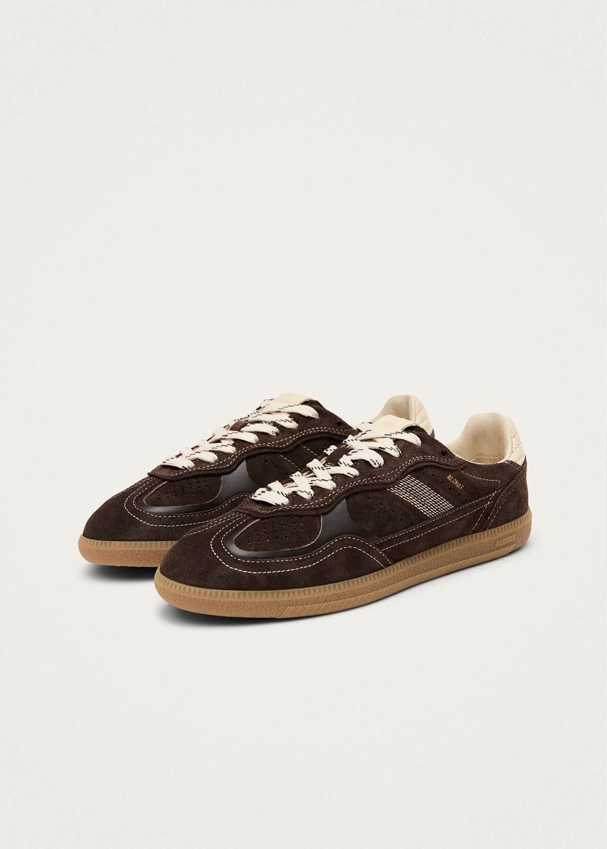 Tb.490 Rife Chocolate Cream Leather Sneakers