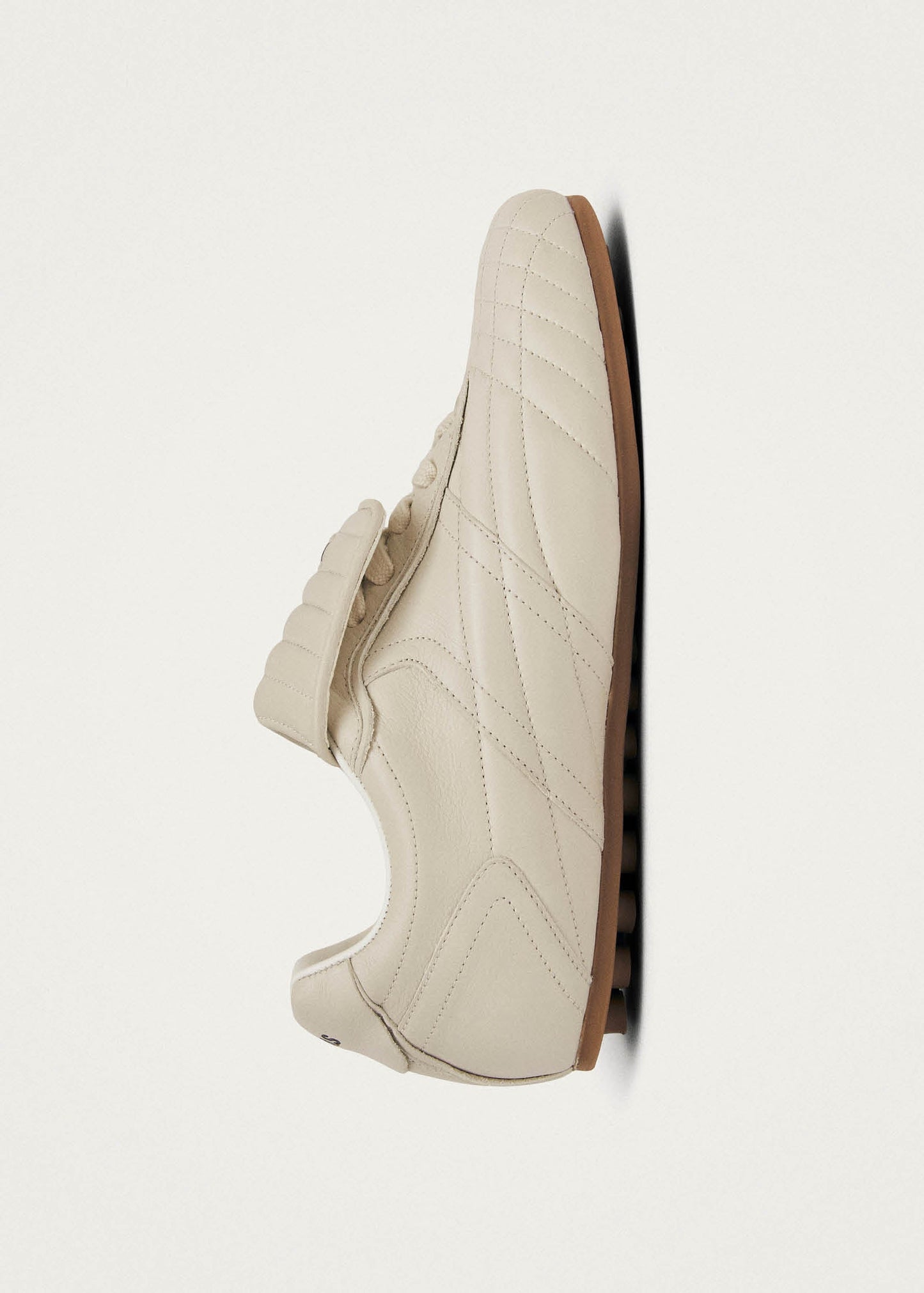 Tb.99 Cream Leather Sneakers